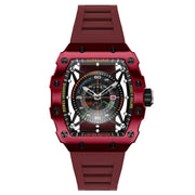 Nubeo Huygens Automatic Rufous Red Limited Edition - Watches.com - NB - 6080 - 04