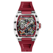 Nubeo Icebridge Sport Automatic Dark Red Limited Edition - Watches.com - NB - 6095 - 02