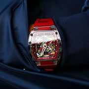 Nubeo Icebridge Sport Automatic Dark Red Limited Edition - Watches.com - NB - 6095 - 02