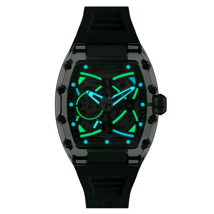 Nubeo Icebridge Sport Automatic Elite Green Limited Edition angled shot picture