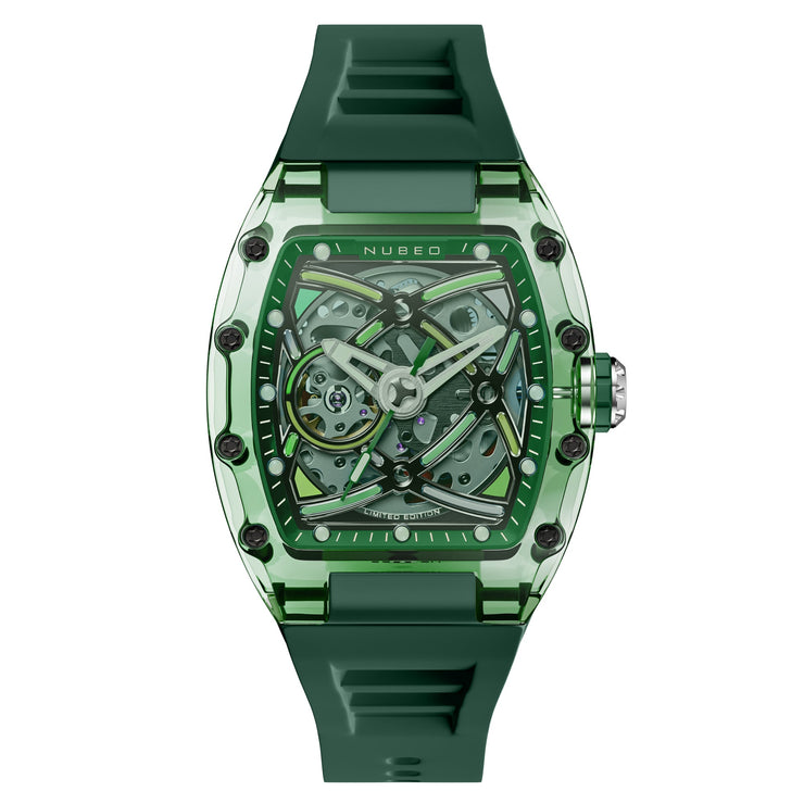 Nubeo Icebridge Sport Automatic Elite Green Limited Edition - Watches.com - NB - 6095 - 04