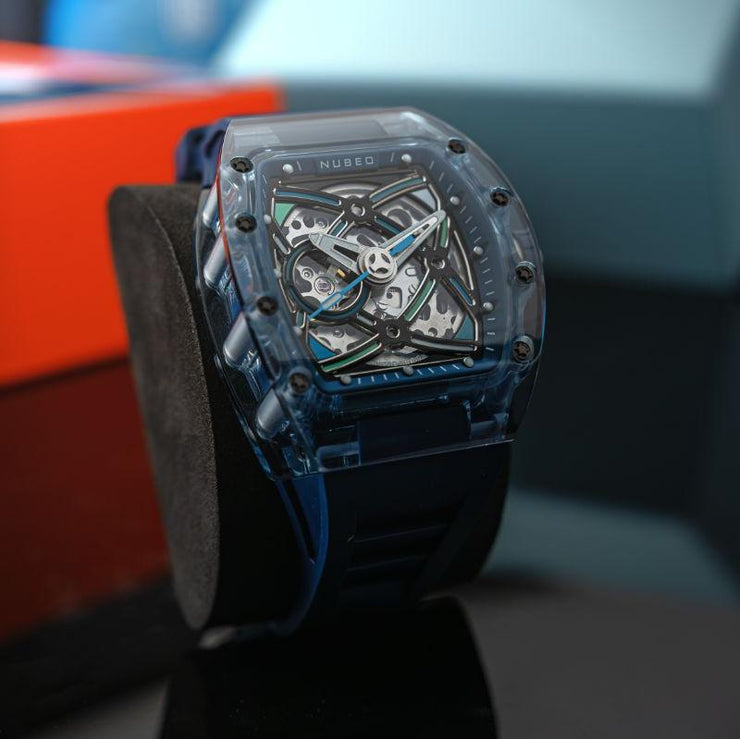 Nubeo Icebridge Sport Automatic Interstellar Blue Limited Edition - Watches.com - NB - 6095 - 03