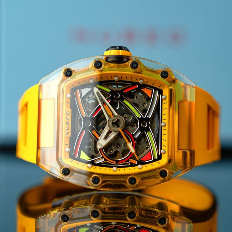 Nubeo Icebridge Sport Automatic Spectra Yellow Limited Edition - Watches.com - NB - 6095 - 05