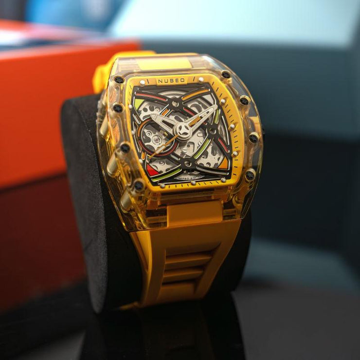 Nubeo Icebridge Sport Automatic Spectra Yellow Limited Edition - Watches.com - NB - 6095 - 05