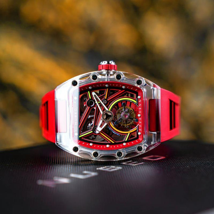 Nubeo Icebridge Tourbillon Cayenne Red Limited Edition - Watches.com - NB - 6101 - 02