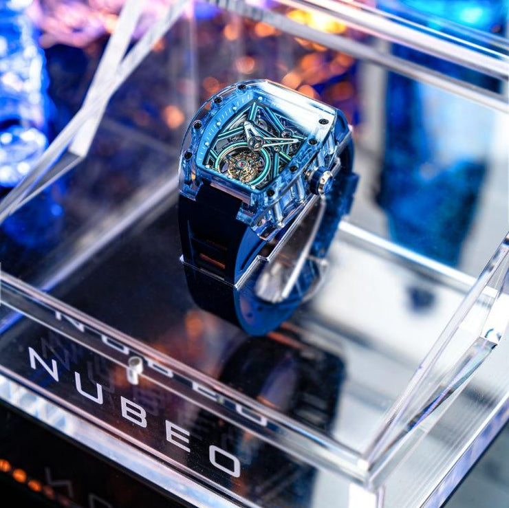 Nubeo Icebridge Tourbillon Deep Blue Limited Edition - Watches.com - NB - 6101 - 03