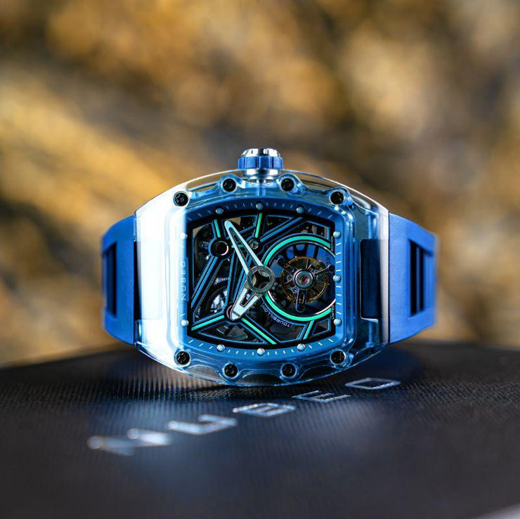 Nubeo Icebridge Tourbillon Deep Blue Limited Edition - Watches.com - NB - 6101 - 03