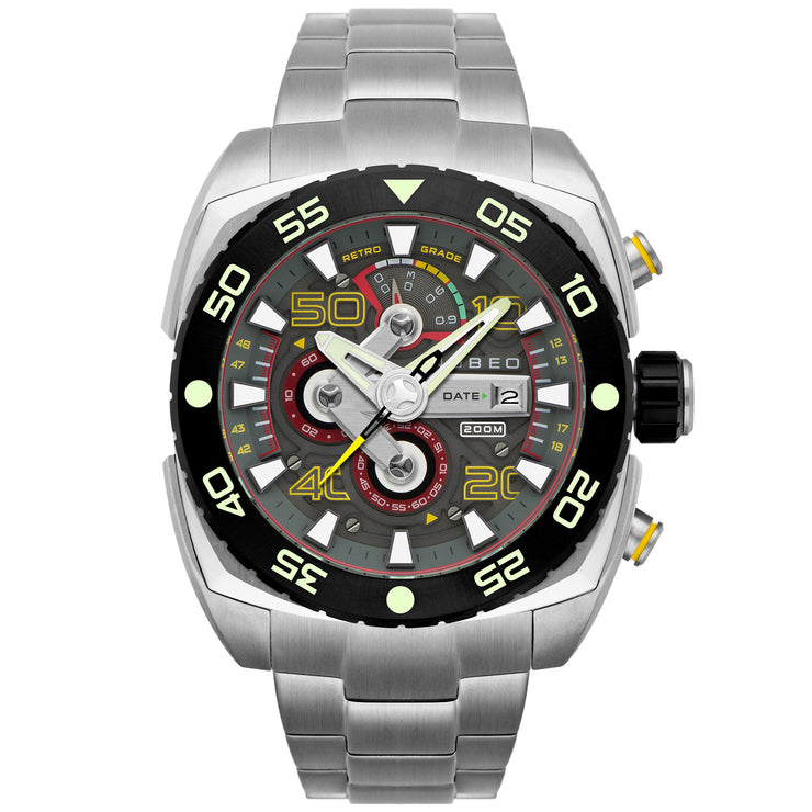 Nubeo Ingenuity Chronograph Gray Black - Watches.com - NB - 6056 - 55