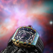 Nubeo Magellan 24 Hour Automatic Iridescent Gold - Watches.com - NB - 6087 - 03