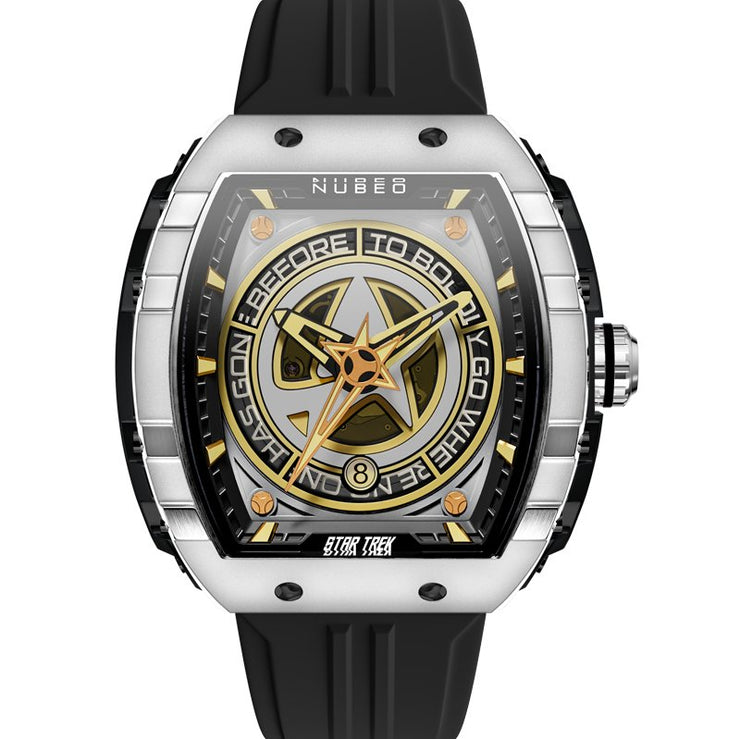 Nubeo Magellan Automatic Star Trek Starfleet Limited Edition Beam Black - Watches.com - NB - 6098 - 04