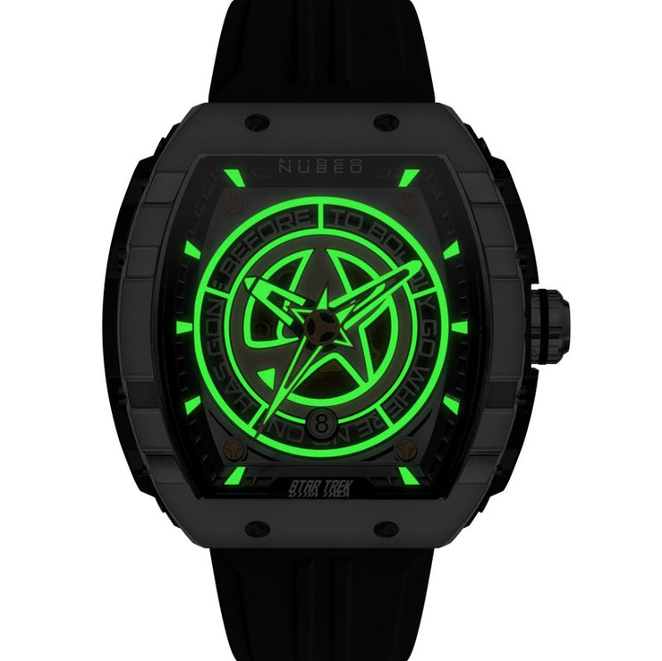 Nubeo Magellan Automatic Star Trek Starfleet Limited Edition Beam Black - Watches.com - NB - 6098 - 04