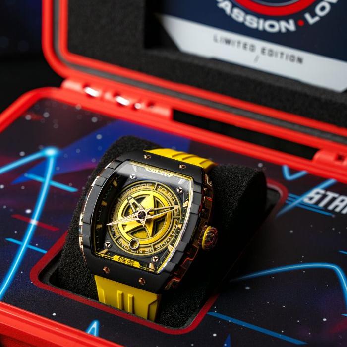 Nubeo Magellan Automatic Star Trek Starfleet Limited Edition Explorer Yellow - Watches.com - NB - 6098 - 01