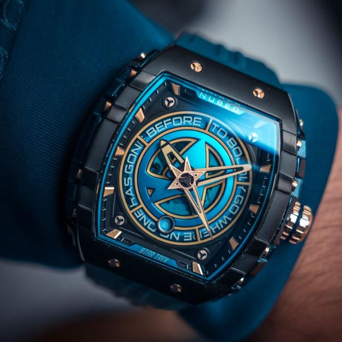 Nubeo Magellan Automatic Star Trek Starfleet Limited Edition Warp Blue - Watches.com - NB - 6098 - 03