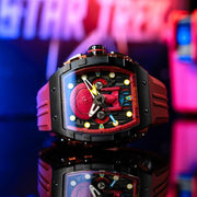 Nubeo Magellan Chronograph Star Trek Enterprise - d Limited Edition Command Red - Watches.com - NB - 6097 - 03