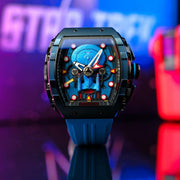 Nubeo Magellan Chronograph Star Trek Enterprise - d Limited Edition Medical Blue - Watches.com - NB - 6097 - 01