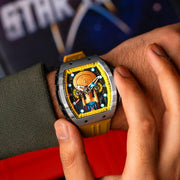 Nubeo Magellan Chronograph Star Trek Enterprise - d Limited Edition Security Yellow - Watches.com - NB - 6097 - 02