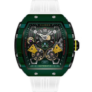 Nubeo Magellan Double Barrel Automatic Vintage Green - Watches.com - NB - 6100 - 03