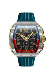 Nubeo Magellan Retrograde Chronograph Gamer Blue - Watches.com - NB - 6088 - 04