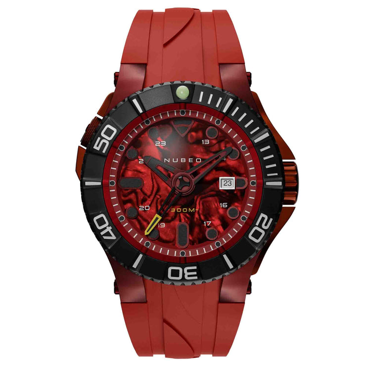 Nubeo Manta Automatic Red Abalone Limited Edition - Watches.com - NB - 6054 - 07