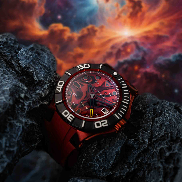 Nubeo Manta Automatic Red Abalone Limited Edition - Watches.com - NB - 6054 - 07