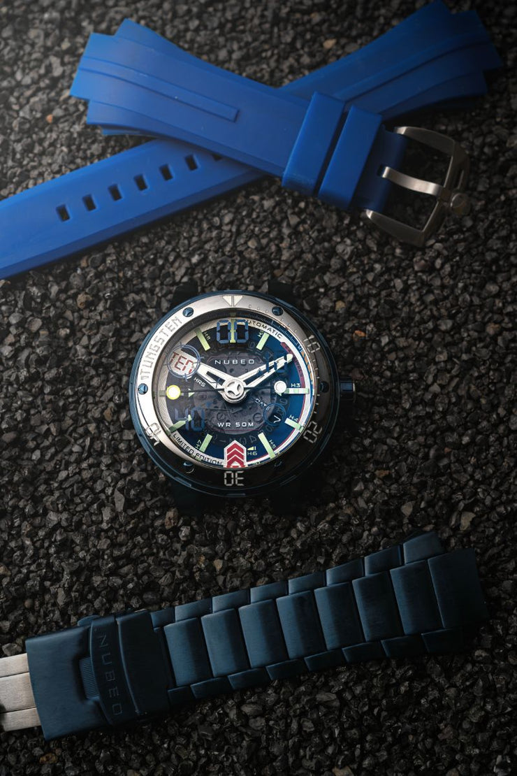 Nubeo Mariner 9 Automatic Limited Edition Interstellar Blue - Watches.com - NB - 6090 - 33