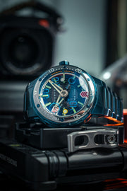 Nubeo Mariner 9 Automatic Limited Edition Interstellar Blue - Watches.com - NB - 6090 - 33