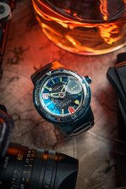 Nubeo Mariner 9 Automatic Limited Edition Interstellar Blue - Watches.com - NB - 6090 - 33