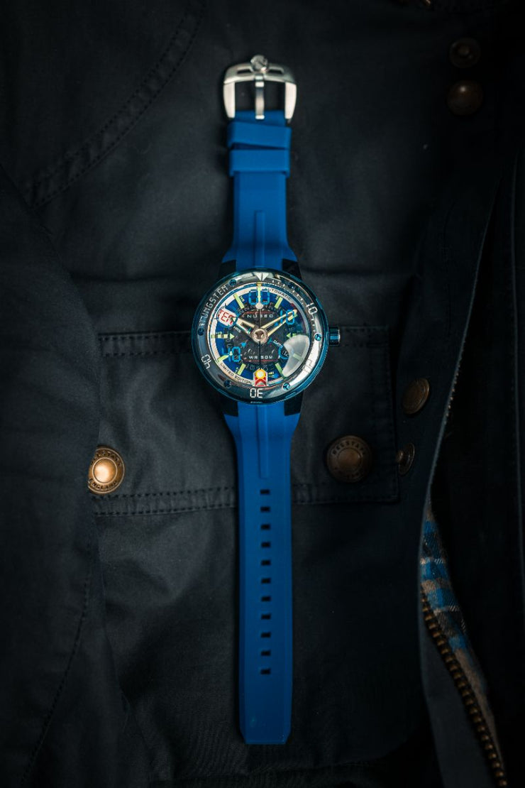 Nubeo Mariner 9 Automatic Limited Edition Interstellar Blue - Watches.com - NB - 6090 - 33