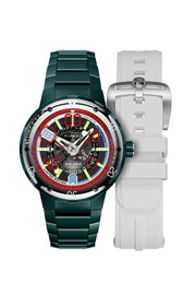 Nubeo Mariner 9 Automatic Limited Edition Mars Green - Watches.com - NB - 6090 - 44