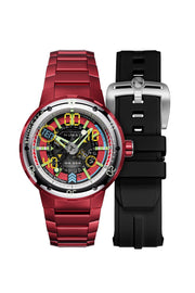 Nubeo Mariner 9 Automatic Limited Edition Moon Red - Watches.com - NB - 6090 - 55