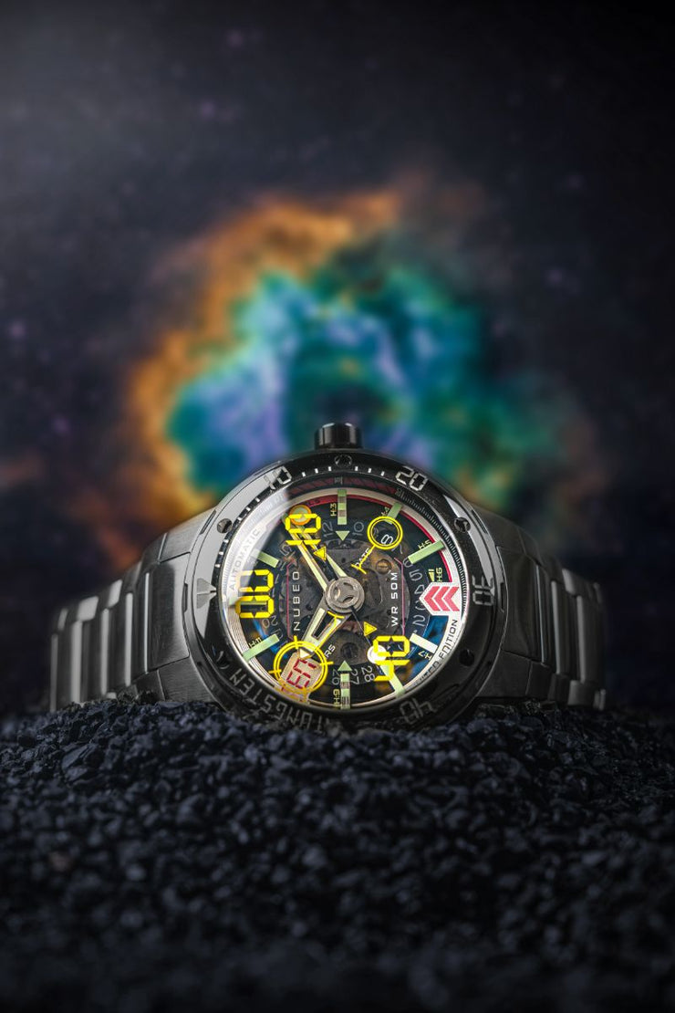 Nubeo Mariner 9 Automatic Limited Edition Space Foil - Watches.com - NB - 6090 - 11