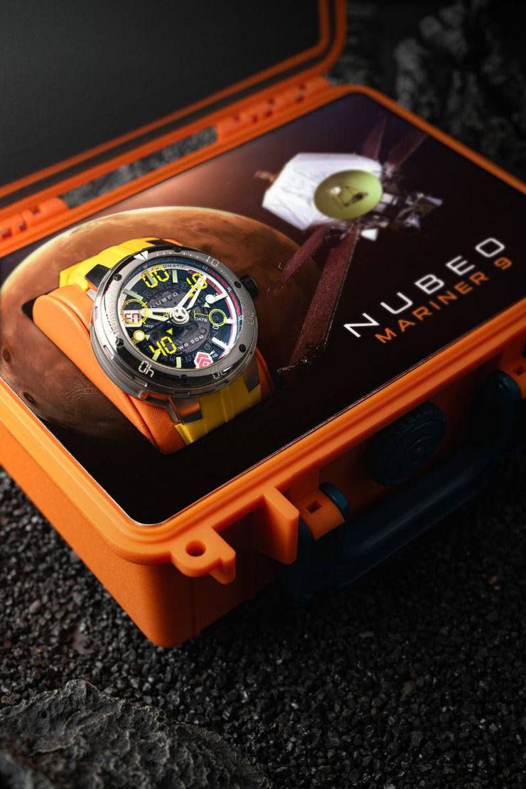 Nubeo Mariner 9 Automatic Limited Edition Space Foil - Watches.com - NB - 6090 - 11