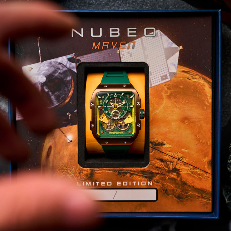 Nubeo Maven Automatic Gothic Green Limited Edition - Watches.com - NB - 6077 - 09