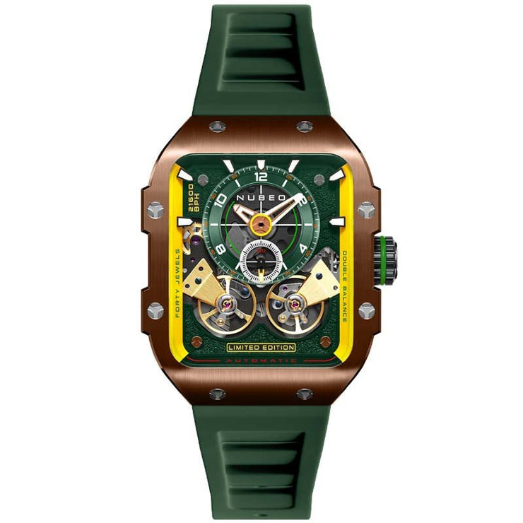 Nubeo Maven Automatic Gothic Green Limited Edition - Watches.com - NB - 6077 - 09