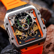 Nubeo Maven Automatic Magma Orange Limited Edition - Watches.com - NB - 6077 - 01