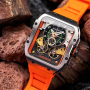 Nubeo Maven Automatic Magma Orange Limited Edition - Watches.com - NB - 6077 - 01