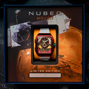 Nubeo Maven Automatic Prune Red Limited Edition - Watches.com - NB - 6077 - 0A