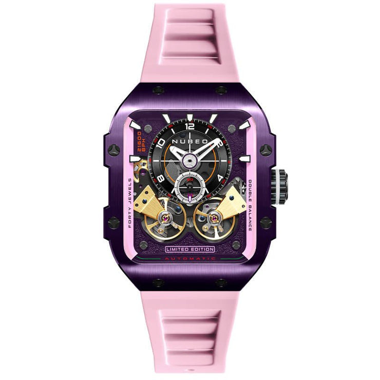 Nubeo Maven Automatic Rich Purple Limited Edition - Watches.com - NB - 6077 - 0D