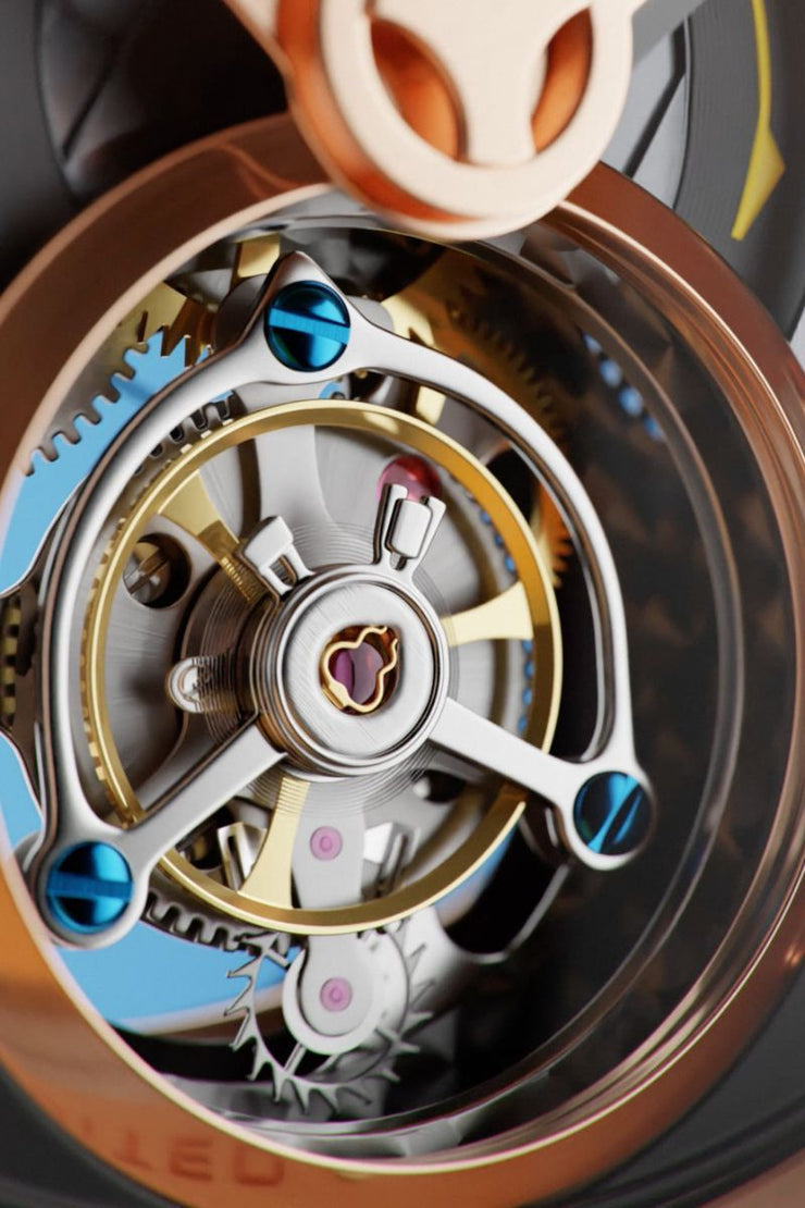 Nubeo Messenger Tourbillon Limited Edition Copper Brown - Watches.com - NB - 6075 - 07