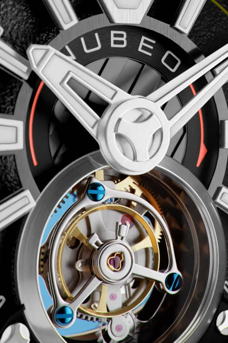 Nubeo Messenger Tourbillon Limited Edition Curious Blue - Watches.com - NB - 6075 - 06