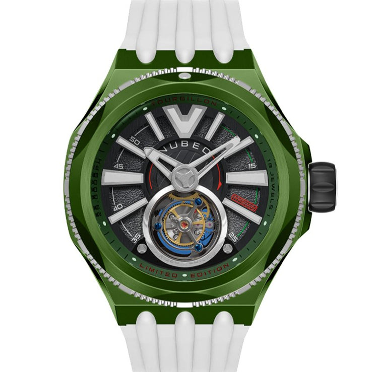 Nubeo Messenger Tourbillon Limited Edition Sea Foam Green - Watches.com - NB - 6075 - 08