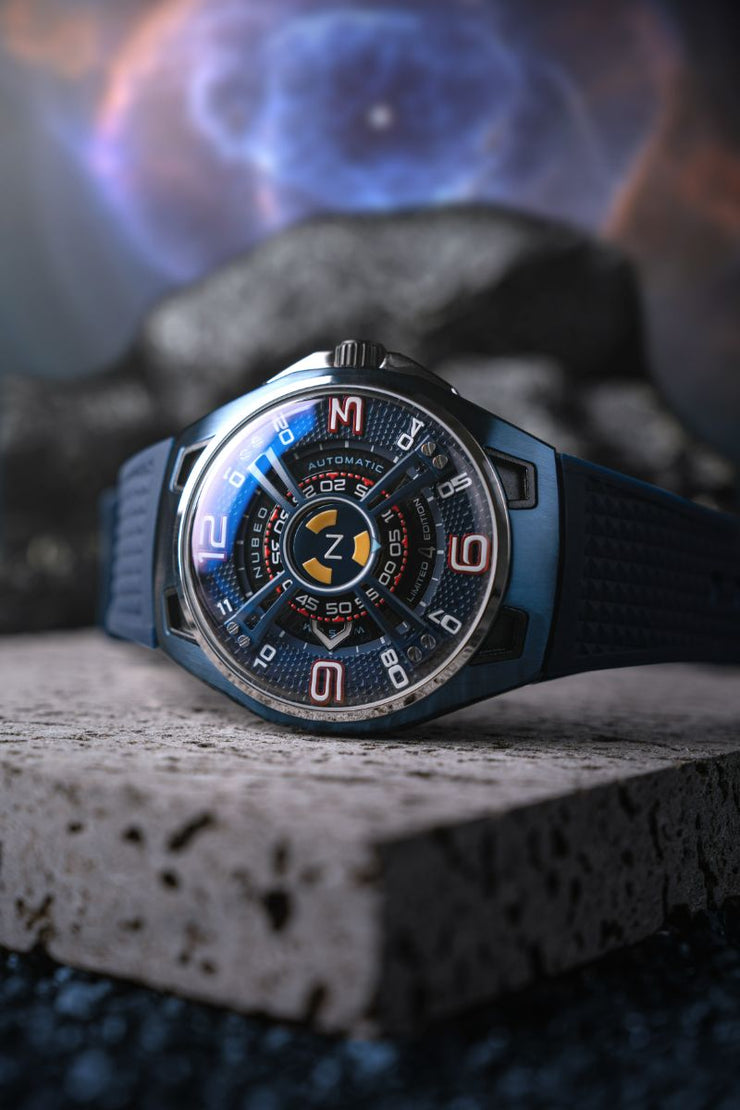 Nubeo OAO Automatic Limited Edition Proto Blue - Watches.com - NB - 6094 - 03