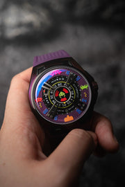 Nubeo OAO Automatic Space Invaders Limited Edition Invader Indigo - Watches.com - NB - 6099 - SI - 05