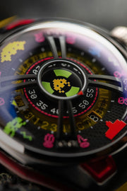 Nubeo OAO Automatic Space Invaders Limited Edition Solar Yellow - Watches.com - NB - 6099 - SI - 04