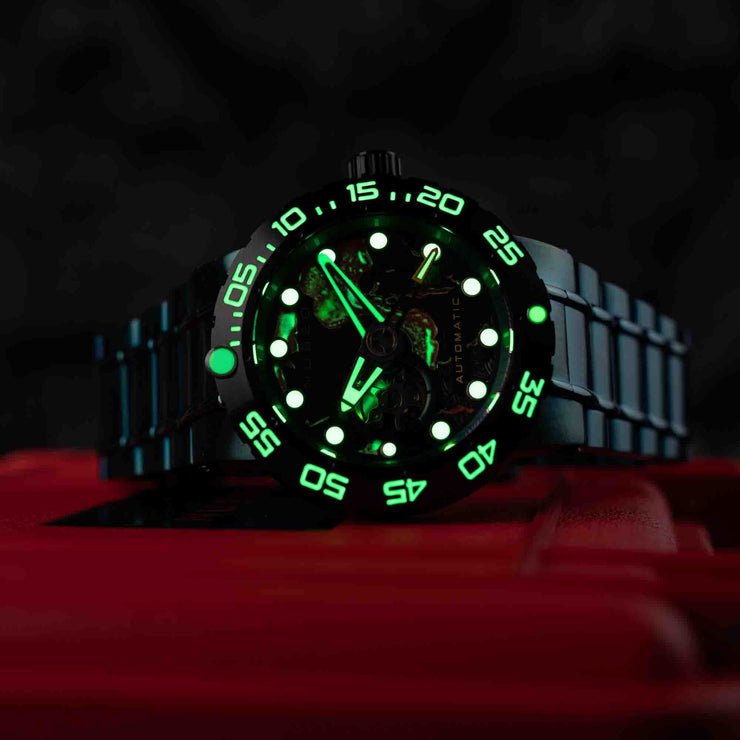 Nubeo Opportunity Automatic Fallout Green Limited Edition - Watches.com - NB - 6086 - 33