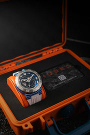 Nubeo Opportunity Automatic Forged Carbon Fiber Limited Edition Carbon Blue - Watches.com - NB - 6085 - 02