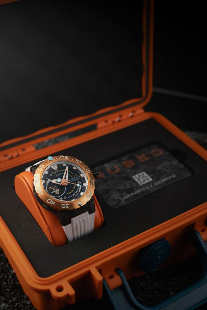 Nubeo Opportunity Automatic Forged Carbon Fiber Limited Edition Carbon Rose Gold angled shot picture