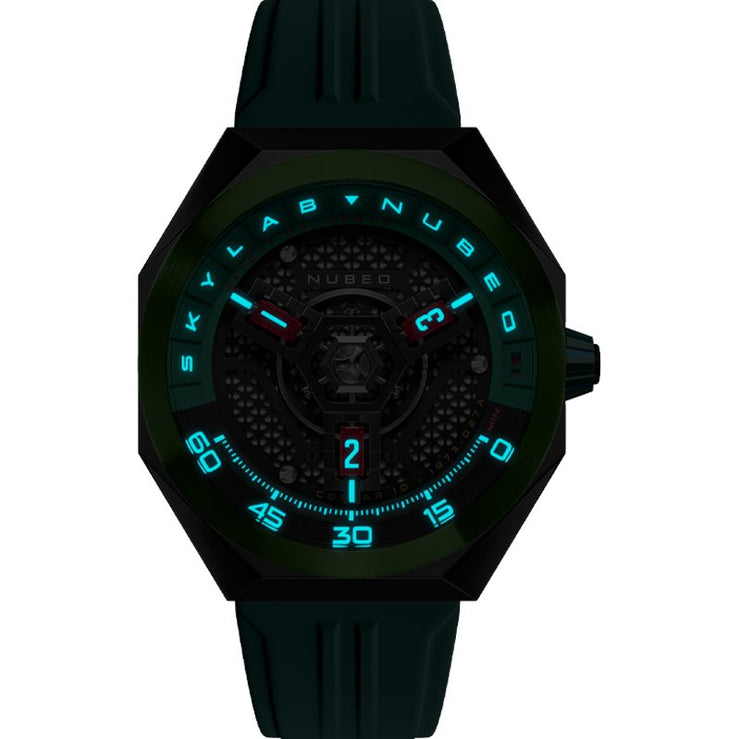 Nubeo Skylab Automatic Forest Green Limited Edition - Watches.com - NB - 6083 - 09