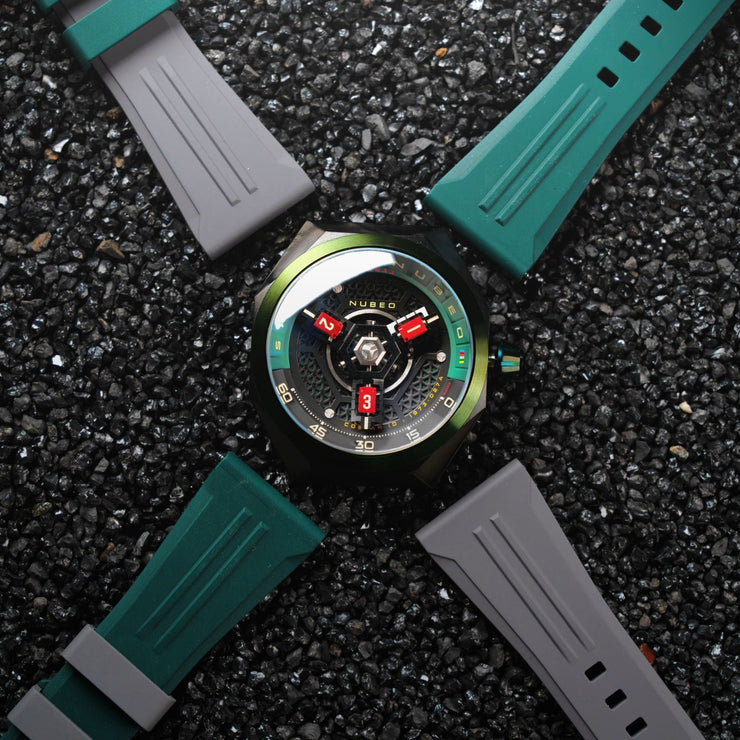 Nubeo Skylab Automatic Forest Green Limited Edition - Watches.com - NB - 6083 - 09