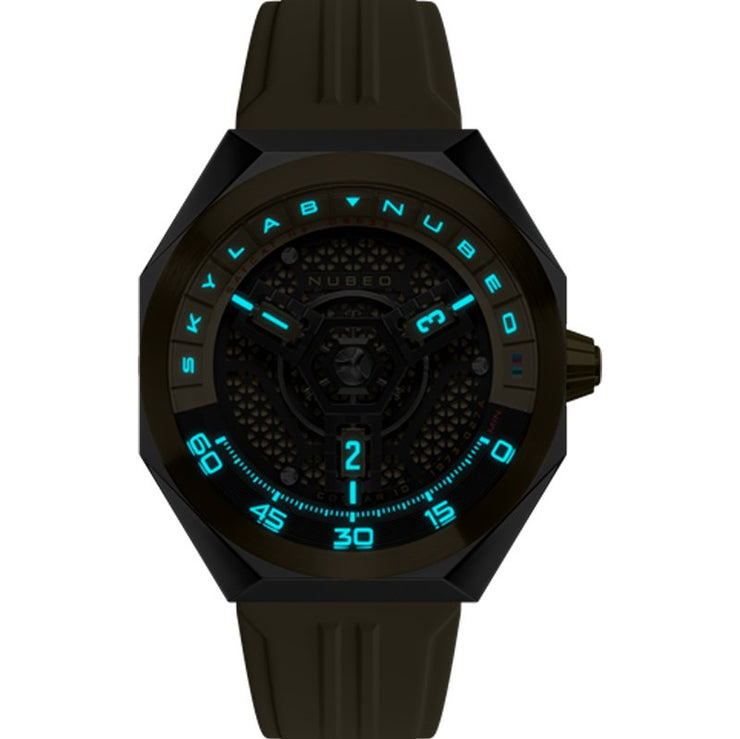 Nubeo Skylab Automatic Khaki Limited Edition - Watches.com - NB - 6083 - 0A